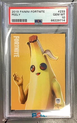 2019 Panini Fortnite 233 Peely PSA 10