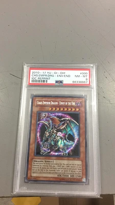 2010-2017 Yu-gi-oh! Invasion Of Chaos Reprint 000 Chs.empr.drg PSA 8