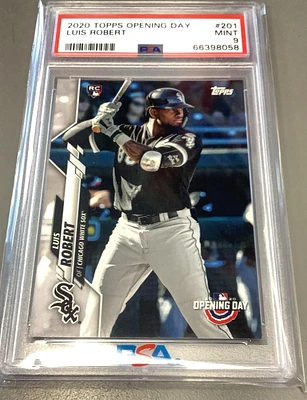 2020 Topps Opening Day 201 Luis Robert PSA 9