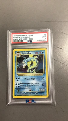 1999 Pokemon Game 6 Gyarados-holo Base Set 1999-2000 PSA 9