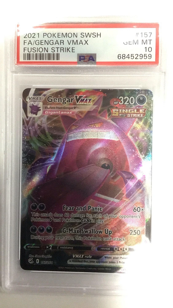 GameStop 2021 Pokemon Sword & Shield Fusion Strike 157 Full Art 