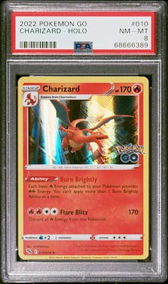 2022 Pokemon Go 010 Charizard PSA