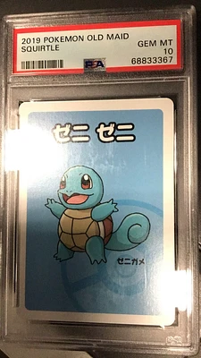 2019 Pokemon Old Maid Squirtle PSA 10