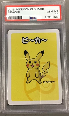 2019 Pokemon Old Maid Pikachu PSA 10