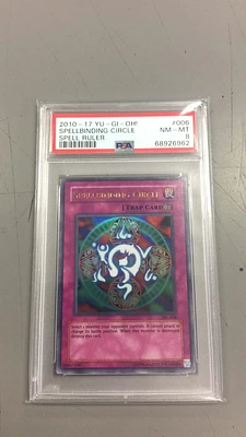 2010-2017 Yu-gi-oh! Spell Ruler Reprint 006 Spellbinding Circle PSA 8