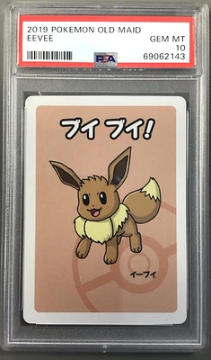 2019 Pokemon Old Maid Eevee PSA 10