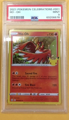 2021 Pokemon Celebrations 001 Ho-oh PSA