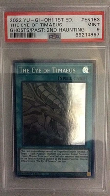 2022 Yu-gi-oh! Gfp2-ghosts From The Past: The 2nd Haunting En183 The Eye Of Timaeus 1st Edition PSA 9