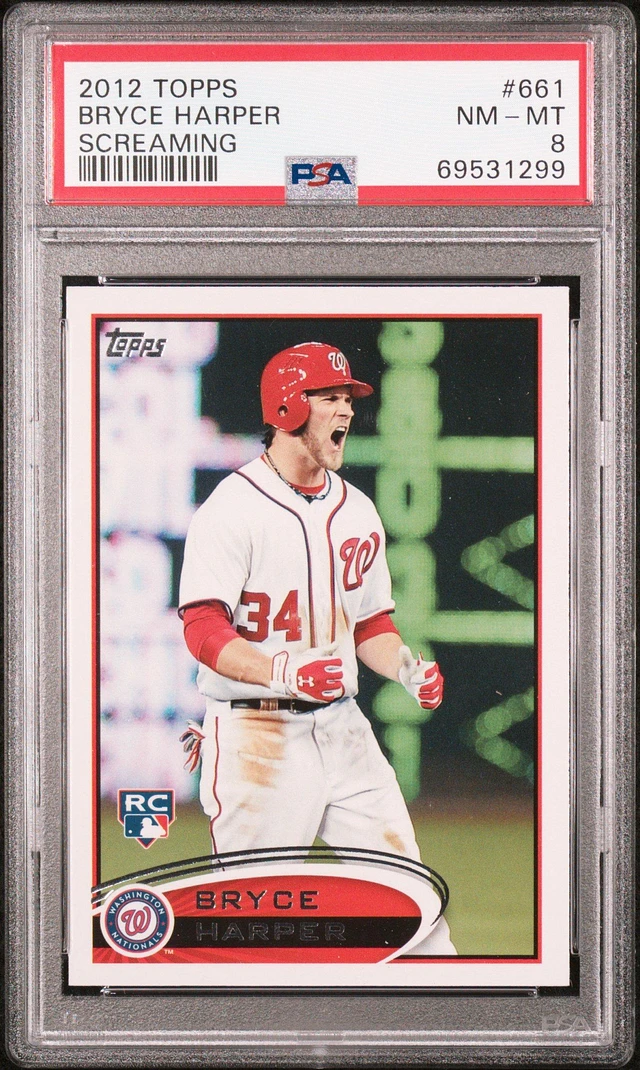 GameStop 2012 Topps 661 Bryce Harper Red Helmet PSA 10 | Arden Fair