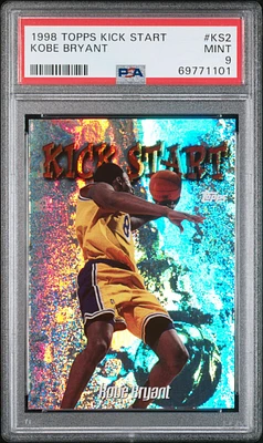 1998 Topps Kick Start Ks2 Kobe Bryant PSA 9