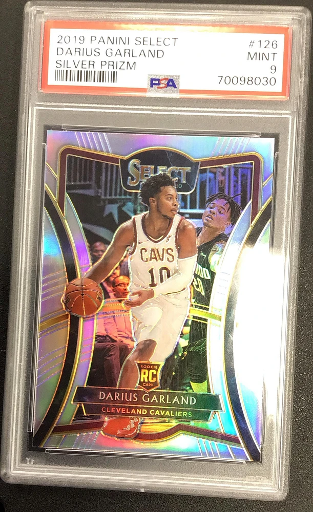 GameStop 2019 Panini Select 126 Darius Garland Silver Prizm PSA 9 