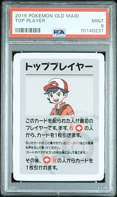 2019 Pokemon Old Maid null Top Player PSA 9