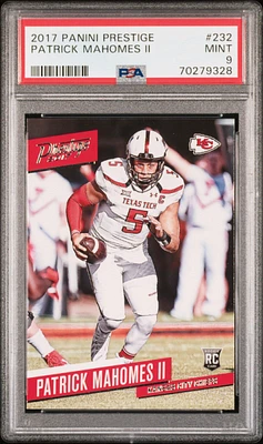 2017 Panini Prestige 232 Patrick Mahomes Ii PSA