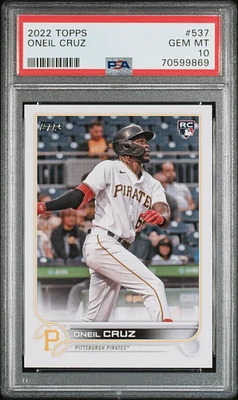 2022 Topps 537 Oneil Cruz PSA 10