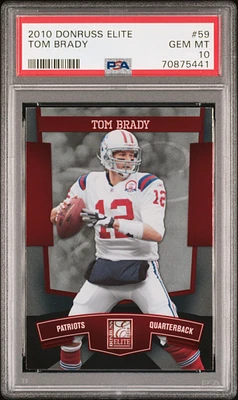 GameStop 2009 Donruss Rookies & Stars 59 Tom Brady PSA 10 | Arden Fair