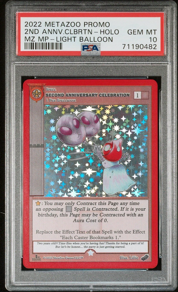 GameStop 2022 Metazoo Promo 2nd Annv.clbrtn PSA 10 | Arden Fair