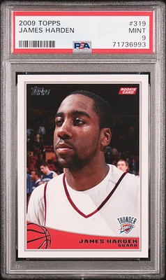 2009 Topps 319 James Harden PSA 9