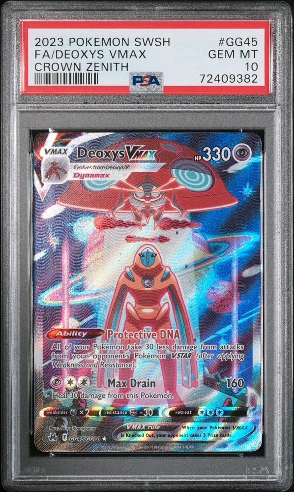 GameStop 2023 Pokemon Sword And Shield Crown Zenith Gg45 Full Art 