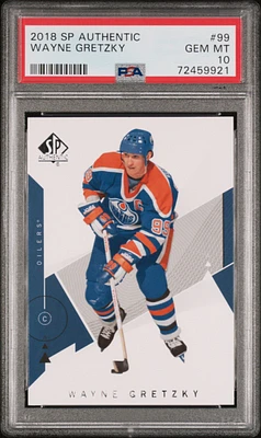 2018 Sp Authentic 99 Wayne Gretzky PSA 10