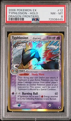 2006 Pokemon Ex Dragon Frontiers 12 Typhlosion PSA 8