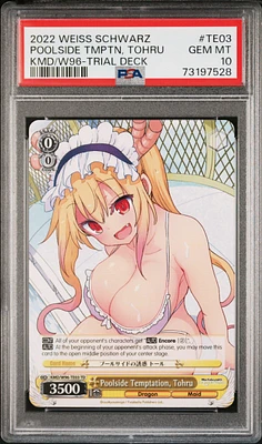 2022 Weiss Schwarz Miss Kobayashi's Dragon Maid Te03 Poolside Temptation