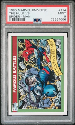 1990 Marvel Universe 114 The Hulk Vs. PSA 9