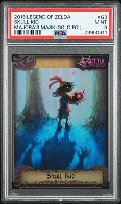 2016 Enterplay Legend Of Zelda Gold Foil G3 Skull Kid Majora's Mask PSA 9