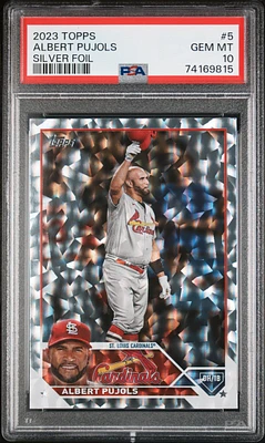 2023 Topps 5 Albert Pujols PSA 10