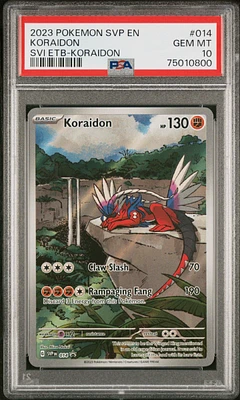 2023 Pokemon Svp En-sv Black Star Promo 014 Koraidon Scarlet & Violet Elite Trainer Box-koraidon PSA