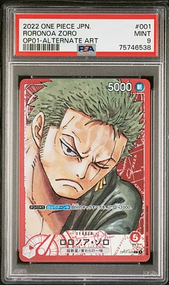 2022 One Piece Japanese Romance Dawn Roronoa Zoro PSA