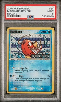 2005 Pokemon Ex Deoxys 64 Magikarp PSA 9