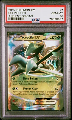 2015 Pokemon Xy Ancient Origins 7 Sceptile Ex PSA 10