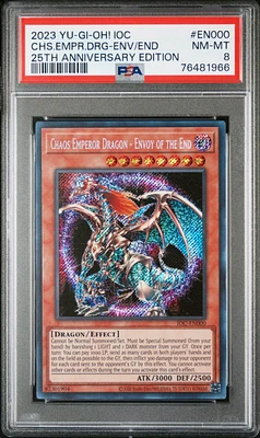 2023 Yu-gi-oh! Invasion Of Chaos 25th Anniversary Edition En000 Chaos Emperor Dragon