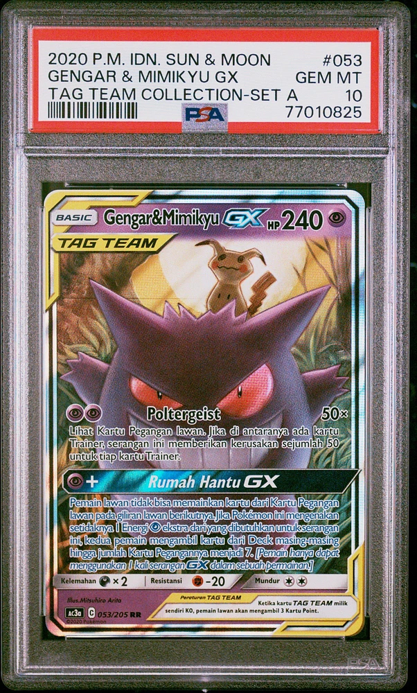 GameStop 2020 Pokemon Indonesian Sun & Moon Tag Team Collection 