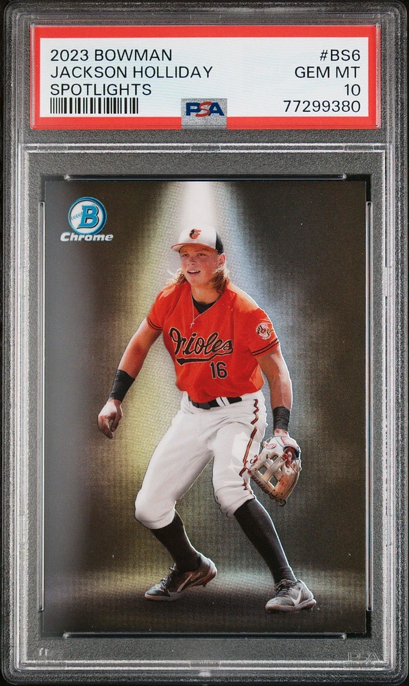 GameStop 2023 Bowman Spotlights Bs6 Jackson Holliday PSA 10 