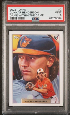 2023 Topps Game Within The Game 2 Gunnar Henderson PSA 9