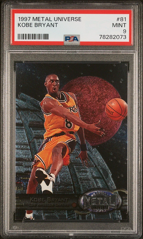 GameStop 1997 Metal Universe 81 Kobe Bryant PSA | Connecticut Post 