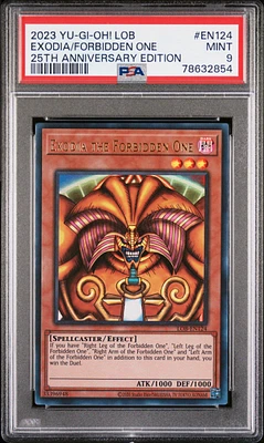 2023 Yu-gi-oh! Legend Of Blue Eyes White Dragon 25th Anniversary Edition En124 Exodia The Forbidden One PSA 9