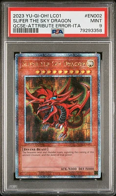 2023 Yu-gi-oh! Lc01-legendary Collection: 25th Anniversary Edition En002 Slifer The Sky Dragon PSA