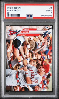 2020 Topps 1 Mike Trout Sp PSA 9