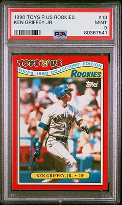 1990 Toys R Us Rookies 13 Ken Griffey Jr. PSA 9