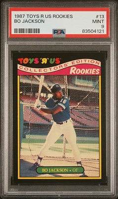 1987 Toys R Us Rookies 13 Bo Jackson PSA 9