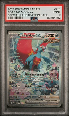 2023 Pokemon Par En-paradox Rift Roaring Moon Ex PSA