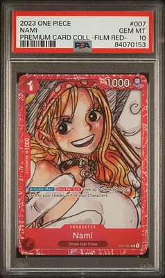 2023 One Piece Premium Card Collection -one Piece Film Red- 007 Nami PSA 10