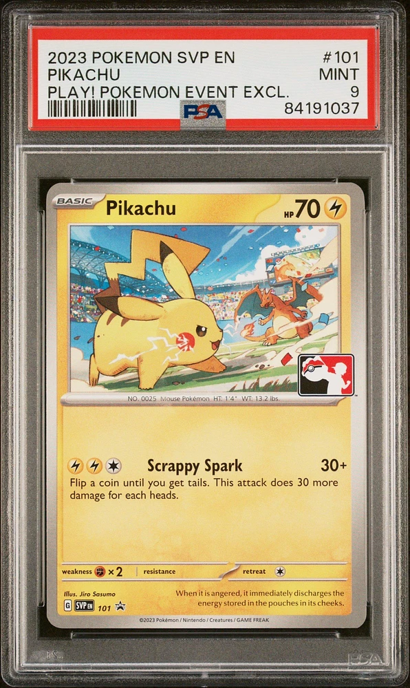 GameStop 2023 Pokemon Svp En-sv Black Star Promo 101 Pikachu Play 