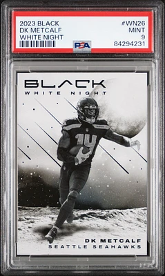 2023 Panini Black White Night Wn26 Dk Metcalf PSA 9