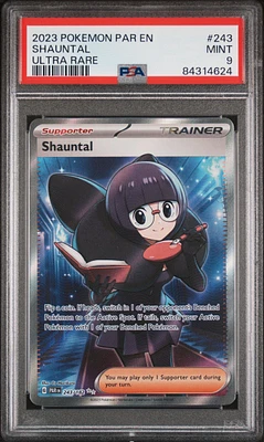 2023 Pokemon Par En-paradox Rift 243 Shauntal PSA 9