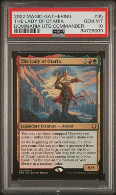 2022 Magic The Gathering Dominaria United Commander 35 The Lady Of Otaria PSA 10