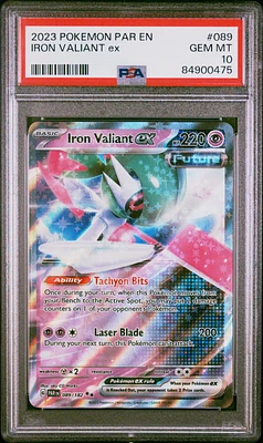 2023 Pokemon Par En-paradox Rift Iron Valiant Ex PSA