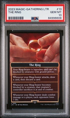 2023 Magic The Gathering Tales Of Middle-earth 13 The Ring PSA 10